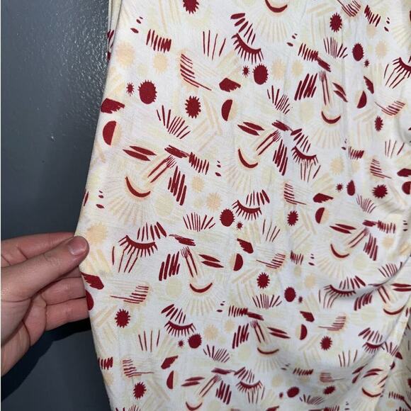 Free People Daria Floral Print Halter Maxi Dress NWT White/Red Size Medium - Picture 4 of 6